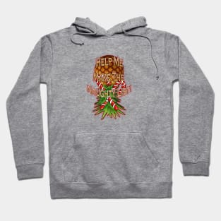 Help Me Make The Naughty List Swinger Design Hoodie